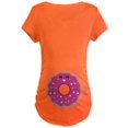 thumbnail image 1 of CafePress - Pink Donut Maternity T Shirt - Maternity Dark T-Shirt, 1 of 1