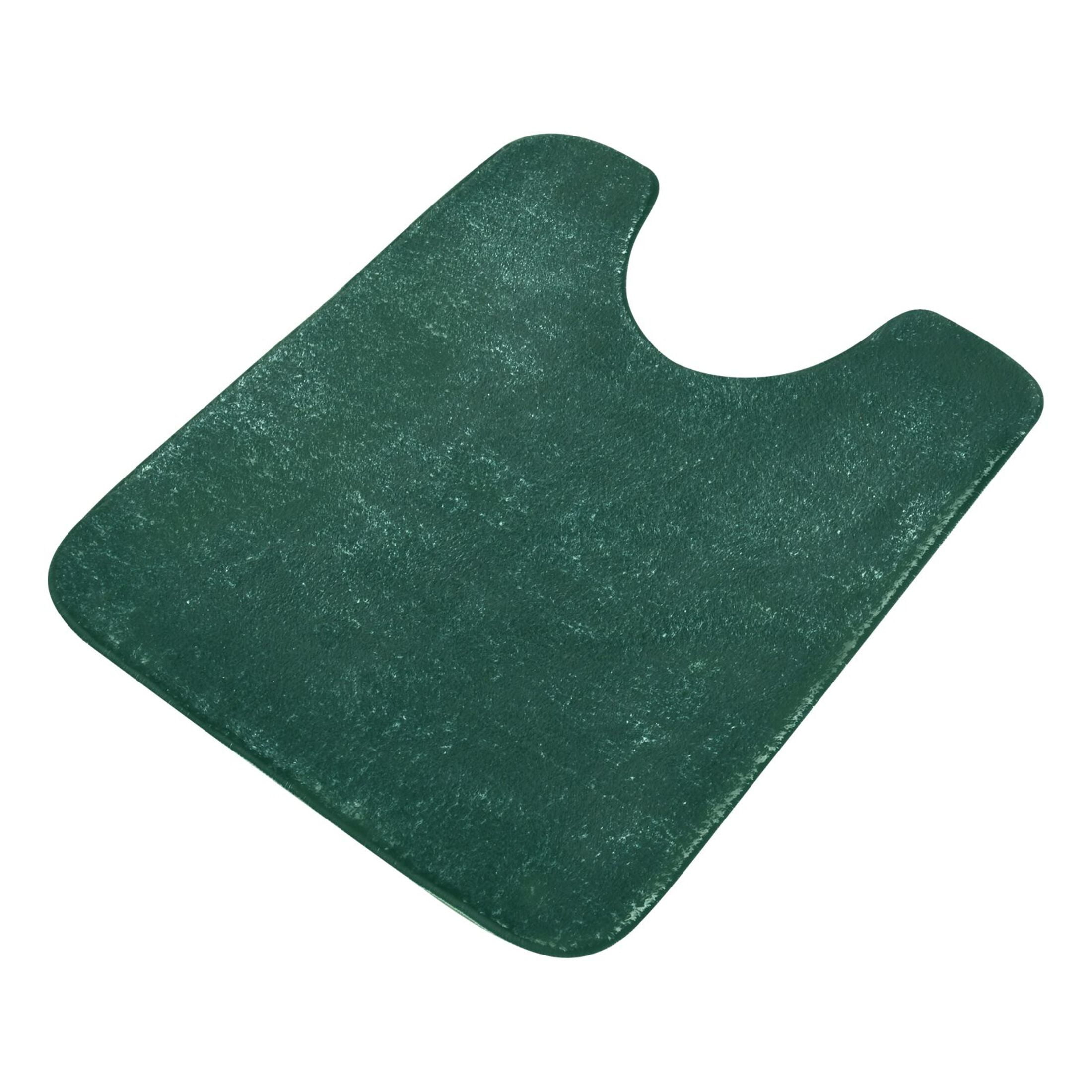 Ryvnso Dark Green Paint Bathroom Shaggy Rugs Toilet Mat Soft Contour Rug
