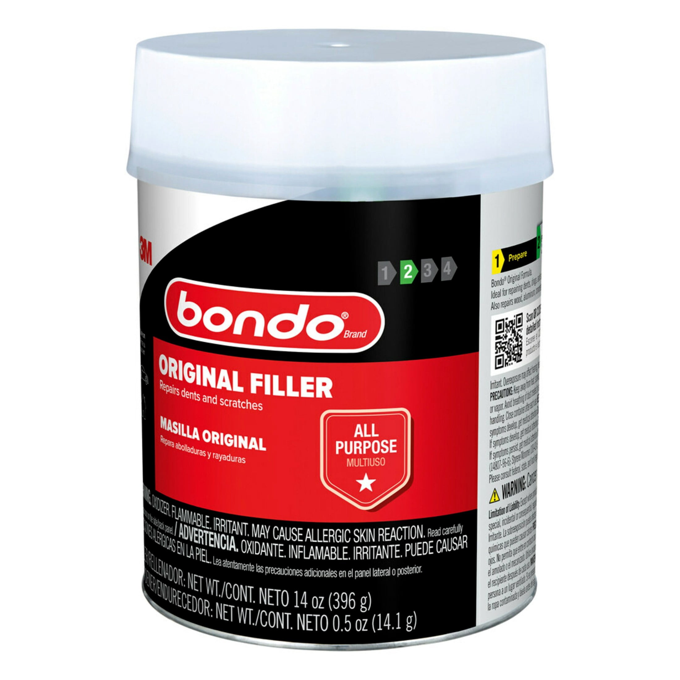 Bondo Body Filler, 00261ES, 14 fl. oz.