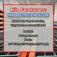thumbnail image 5 of #6#8#10 1/4" 5/16" Serrated Hex Flange Whiz Lock Nut Assortment COARSE Thread - 301 Pieces!, 5 of 5