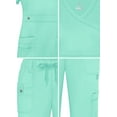 thumbnail image 5 of Adar Active Classic Scrub Set For Women - Crossover Top and Multi Pocket Pants, 5 of 7