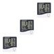 thumbnail image 5 of Wosthever Mini termómetro digital Medidor de humedad Temperatura ambiente Interior LCD Despertador Higrómetro Type1 NO1, 5 of 6