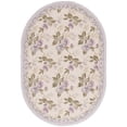 thumbnail image 2 of Safavieh Chelsea Barnes Bordered Area Rug, Ivory, 4'6" x 6'6" Oval, 2 of 11