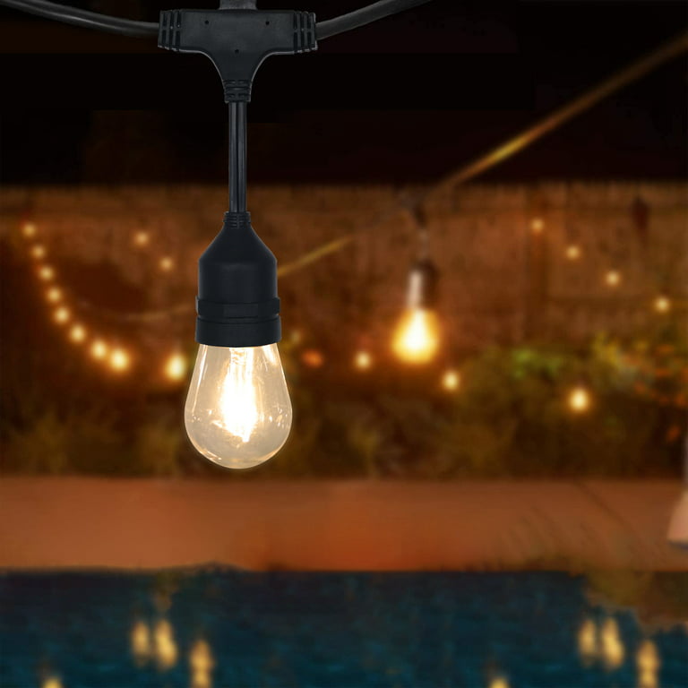 Luminar 24 Ft. 12 Bulb Outdoor LED String Lights
