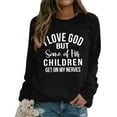 thumbnail image 3 of Vedolay Womens Sweatshirt Women's 2023 Zip Up Hoodies Oversized Sweatshirt Cute Fall Casual Clothing with Pockets,Black 3XL, 3 of 4