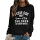 thumbnail image 4 of Gibobby Sudadera oversize mujer Sudadera de Forro Polar para Mujer(Negro,XG), 4 of 5