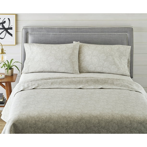 Better Homes Gardens 300 Thread Count 100 Cotton Wrinkle Resistant Sheet Set Twin Gray Com Better Homes Gardens 300 Thread Count, Better Homes And Gardens Sheet Sets