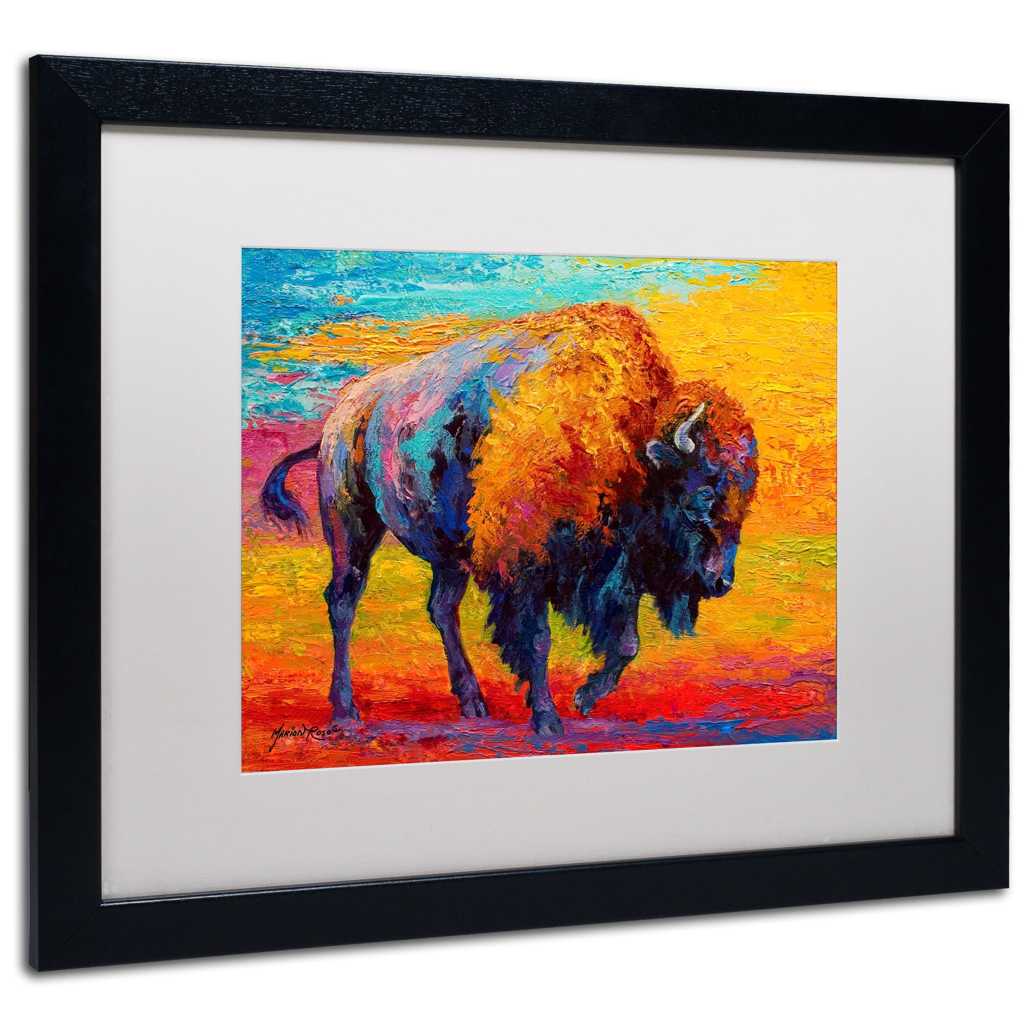 Marion Rose 'Spirit of the Prairie' Matted Framed Art