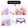 thumbnail image 4 of Para Apple AirTag Cat Collar reflectante GPS Tracker Holder con campana ajustable, 4 of 9