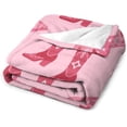 thumbnail image 5 of Cute Pink Cowgirl Hats Flannel Fleece Throw Blanket Cowboy Boot Soft Blanket for Couch,Cozy,Warm,Lightweight,50x60 Inches, 5 of 6