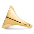 thumbnail image 3 of Real 14kt Yellow Gold 22.0x18.0mm Open Back Men's Signet Ring Size: 10; for Adults and Teens; for Women and Men, 3 of 5