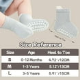 thumbnail image 5 of Toddler Grip Socks 3 Pairs, Baby Boy Girl Non Slip Infants Kids Grippy Cute Dress Socks 0-12 Months 1-3T 1-5T, 5 of 6