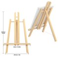 thumbnail image 2 of Caballete de madera Yiksonyo de mesa de 15,6" - paquete de 6, 2 of 7