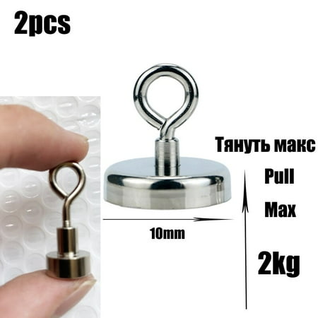 

Super Strong Neodymium Magnet Pot 1pc/2pcs Fishing Salvage Magnets Neodymium Round Powerful Magnet Hook Fishing Magnet Explorer