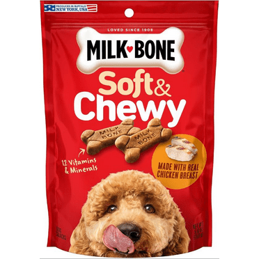 Milk-Bone Soft & Chewy Chicken Recipe Dog Treats - 5.6oz