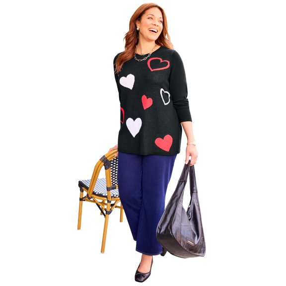Catherines Women's Plus Size Cozy Whimsy Sweater