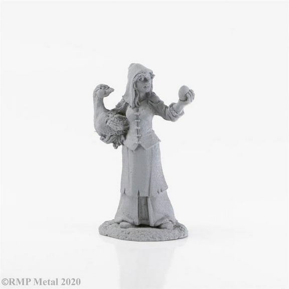 Reaper Miniatures REM04022 Dark Heavens Legends - Brinewind Townsfolk Goose Lady Miniatures