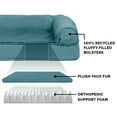 thumbnail image 6 of FurHaven Plush & Suede Orthopedic Sofa Pet Bed for Dogs & Cats - Deep Pool, Jumbo, 6 of 13