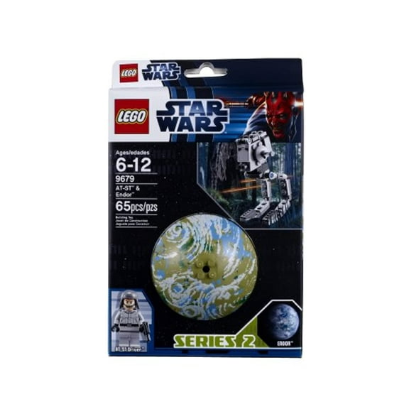 The LEGO Star Wars AT-ST and Endor Interlocking Block Building Set