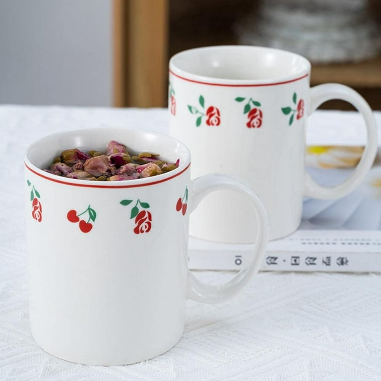 Monday Mug | Handmade Porcelain Coffee Cup | Night Snow | 12 oz.