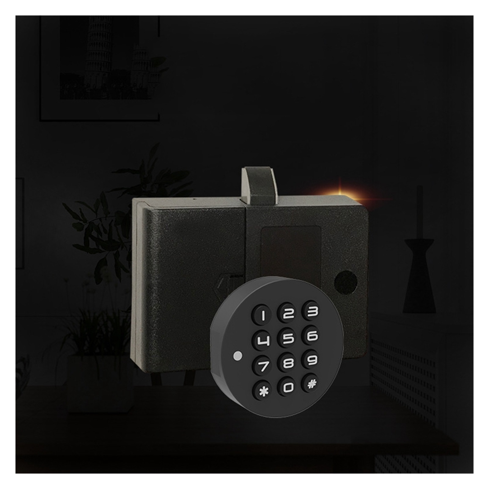 Password Lock Drawer Door Lock Anti-theif Mini Code Locker Wardrobe Gym Cabinet Electric Smart Door Lock File Lock ,Integrated Smart Home