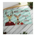thumbnail image 5 of Reindeer Couple Personalized Doormat, 5 of 6