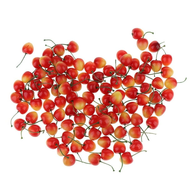 100 Piezas De Simución De Falsas Decoración De De Accesorios De Video Juguetes De Educación Temprana Para ( perfecl Verduras artificiales Frutas