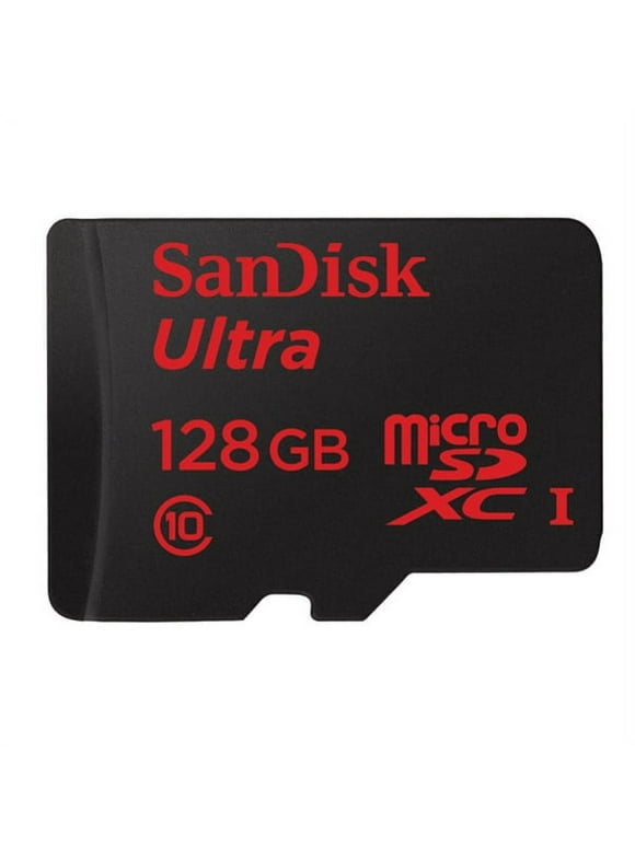 Sandisk Ultra 128GB High Speed Memory Card Micro-SDHC MicroSD Class 10 Compatible With ZTE Grand X3 X4, Max Duo LTE, ZMax Pro Z981, X Max 2, Blade X MAX, XL, ZPad 8