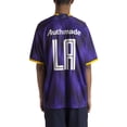 thumbnail image 5 of Men's Authmade x NBA Purple Los Angeles Lakers Soccer Kit Fashion Jersey, 5 of 7