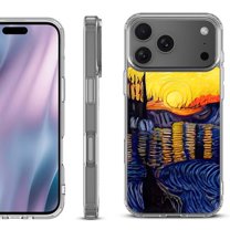 For iPhone 17 Pro Max Protective Shockproof Phone Case, by OneToughShield - Sunset River