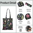 thumbnail image 5 of Tropical Flower Foldable Tote Bag - Eco-Friendly & Spacious Shopping Bag for Daily Use, 5 of 5