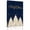 Dark Blue, variant on Canvas Wall Art, Navy Blue Christmas Tree Framed Canvas Prints for Bathroom Desk, Golden Xmas Trees Snowflake Small Gallery Wrapped Wall Decor for Home Office, Gifts, 8"x8" Ship Next Day