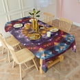 thumbnail image 3 of Colorful Tie Dye Mandala Pattern Rectangle Tablecloth 60"x120",Waterproof Polyester Rectangle Table Cloth, Wipeable Spillproof Polyester Tablecloth for Dining, Camping, Indoor and Outdoor, 3 of 6