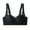 Black, variant on CQONEPT Wireless Bras for Women Lace Push Up Bra No Underwire Comfy Breathable Wirefree Underwear,Red