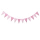 thumbnail image 1 of Nvzi Paquete de 2 banderines triangulares rosas para decoración de fiestas, banderines para Año Nuevo,banderas de graduación, 12 unidades, 10 pies, 1 of 3