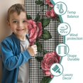 thumbnail image 3 of Blackout Kids Curtains,Pioneer Flower Childrens Insulated Curtains Set Of 2,Bedroom Essentials,Toddler Room Decor 42x84in(106x213cm), 3 of 4