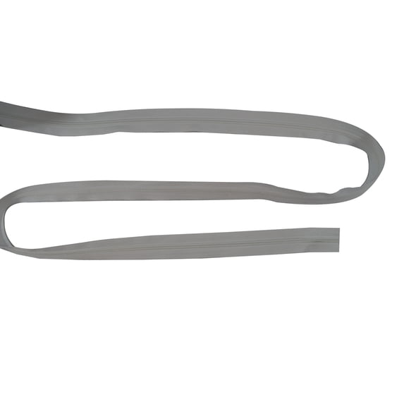FR Dunlap White Sew on Style Plastic Tooth Zipper Size #4 for Upholstery Cushions