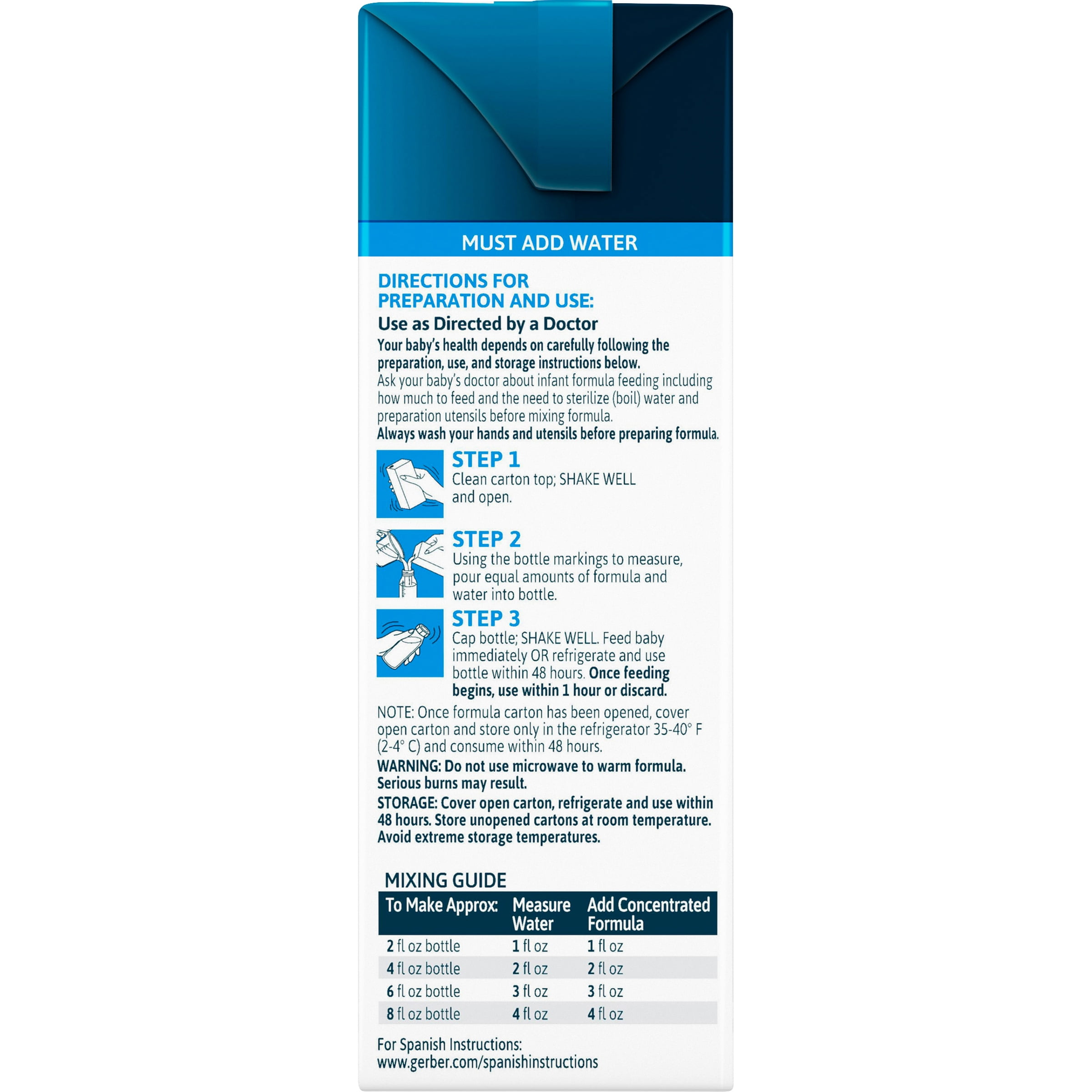 gerber soy liquid formula