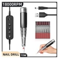 thumbnail image 2 of Electric Cordless Nail Drill Machine, Portable Electric Nail File Set For Acrylic Gel Nails, Professional Nail Drill Machine For Home Salon Use ,Quality Torque, 2 of 7