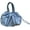 Blue, variant on Chic Shoulder Bag Tote Bag Women Pleated Drawstring Hobo Bag Chic Soft Handbag Purse