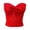 Red, variant on Women's Tees And Tanks Elegant Strapless Solid Color Knit Top For Women Stretchable Tube Bandeau Bra Crop Compression Cropped Top Body Suit Tops for Women Dance Shirt Crop Workout Pack Breastfeeding