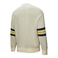 thumbnail image 3 of Men's Mitchell & Ness Cream Michigan Wolverines Retro Pullover Sweater, 3 of 7