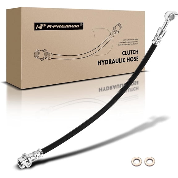 A-Premium Clutch Hydraulic Hose Line Compatible with Nissan Sentra 2002 2003 2004 2005 2006 L4 2.5L DOHC Naturally Aspirated, Replace# 308554Z700