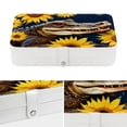 thumbnail image 4 of Crocodile Portable PU Leather Necklace Holder with Removable Compartment and Jewelry Boxes, Earring Holder, Bracelet Holder., 4 of 6