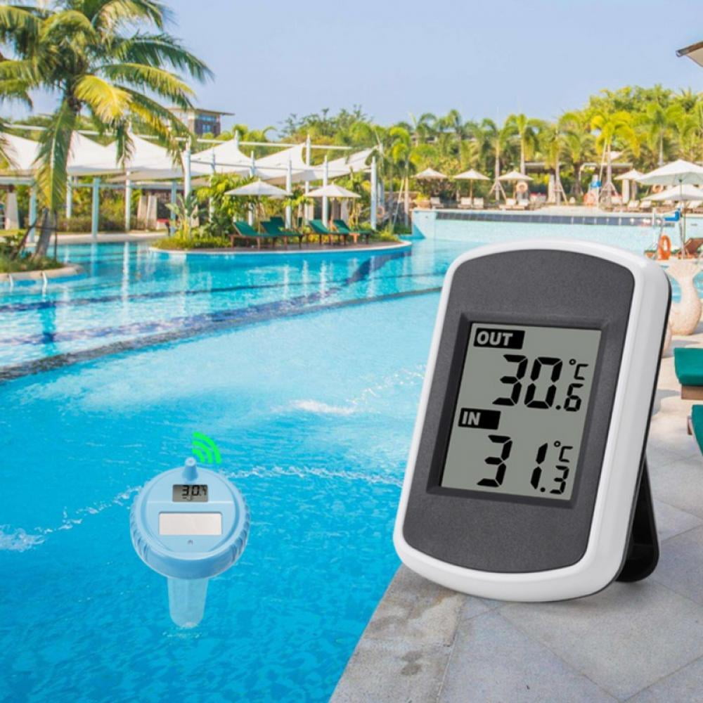 Swimming Pool Jacuzzi Relaxing Turtle Thermometer with Floating Tether Cord New 