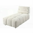 thumbnail image 6 of Beige Linen Modular Sectional with Chaise and Ottoman Modular, 6 of 11