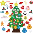 thumbnail image 1 of Árbol de Navidad de fieltro Adornos para árbol de Navidad hechos a mano para niños, 1 of 6