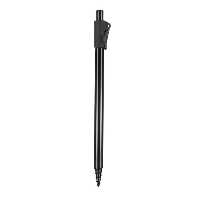 Canne à Pêche en Alliage d'Aluminium avec Embout Fileté - Design Rétractable Rapide en 2 Sections, Longueur Réglable 30-50cm/45-78cm/60-110cm, Diamètre Extérieur 16mm, 82g Léger, Noir Pratique pour la Pêche