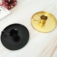 thumbnail image 4 of Farfi Candle Holder European Style Wear-resistant Wrought Iron Taper Candle Holder for Wedding (Black), 4 of 11