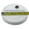 thumbnail image 3 of Drilled Metal 110mm Lid with Grommet For One Gallon And 64oz Wide Mouth Glass Jar, 3 of 4